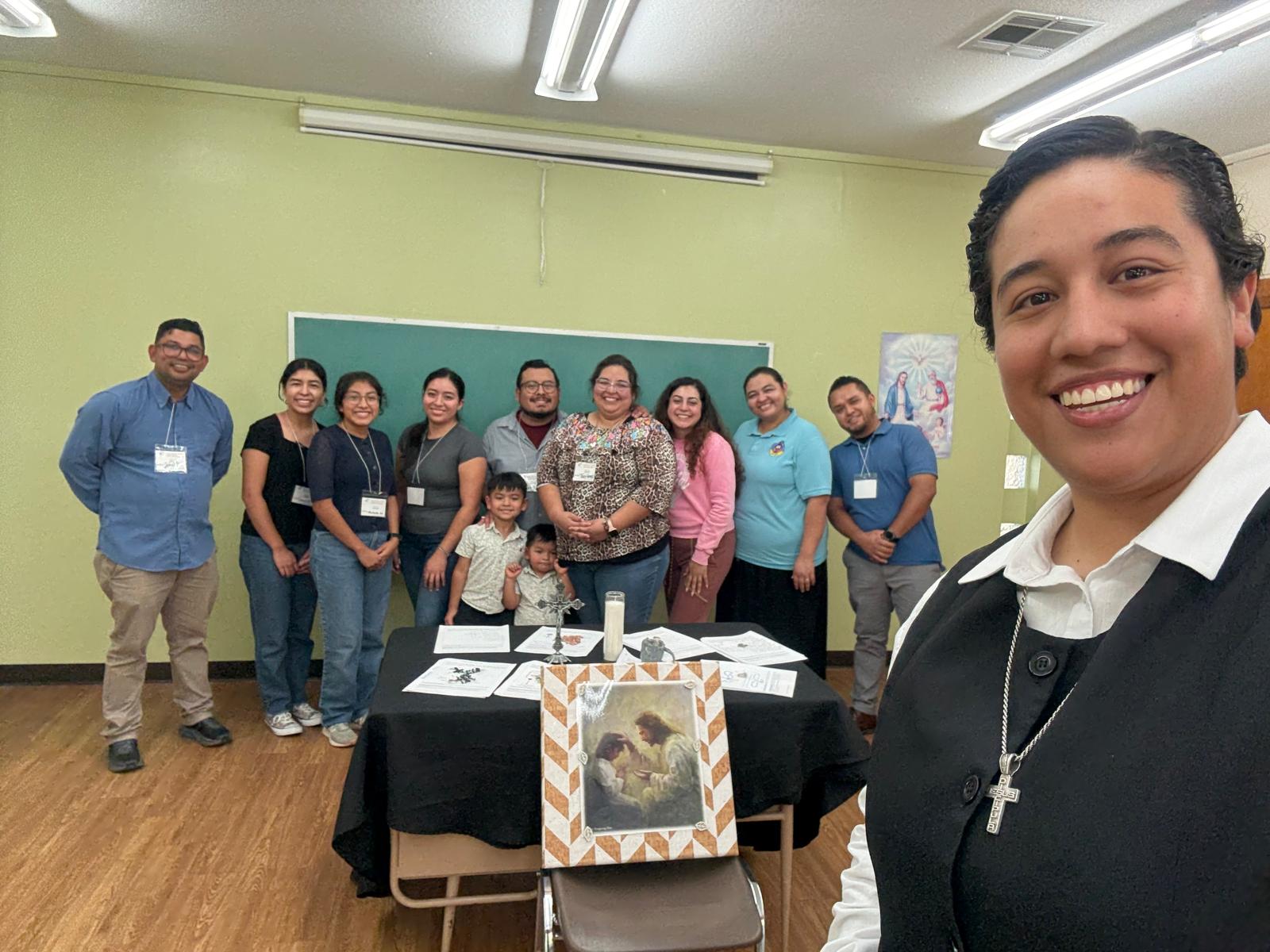 Group poses for a photo